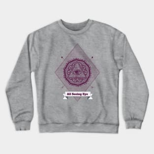 All Seeing Eye Sacred Geometry Crewneck Sweatshirt